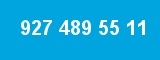 927 489 55 11 927 489 55 11